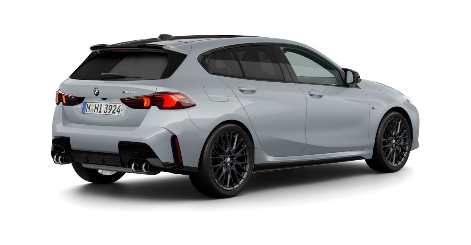 BMW BMW 1er in Grau von hinten