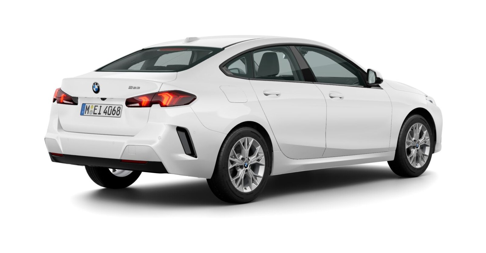 BMW BMW 2er in Weiß von hinten