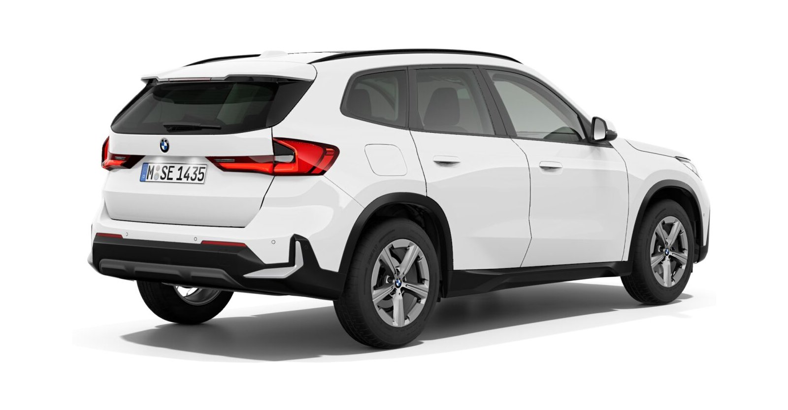 BMW BMW X in Weiß von hinten BMW BMW X in Weiß von hinten