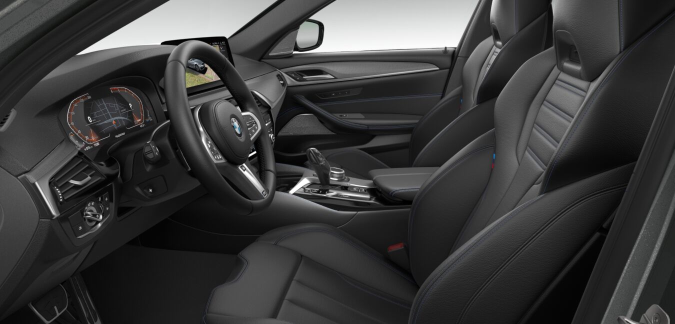 BMW BMW 5er im Innenraum seitlich BMW BMW 5er im Innenraum seitlich