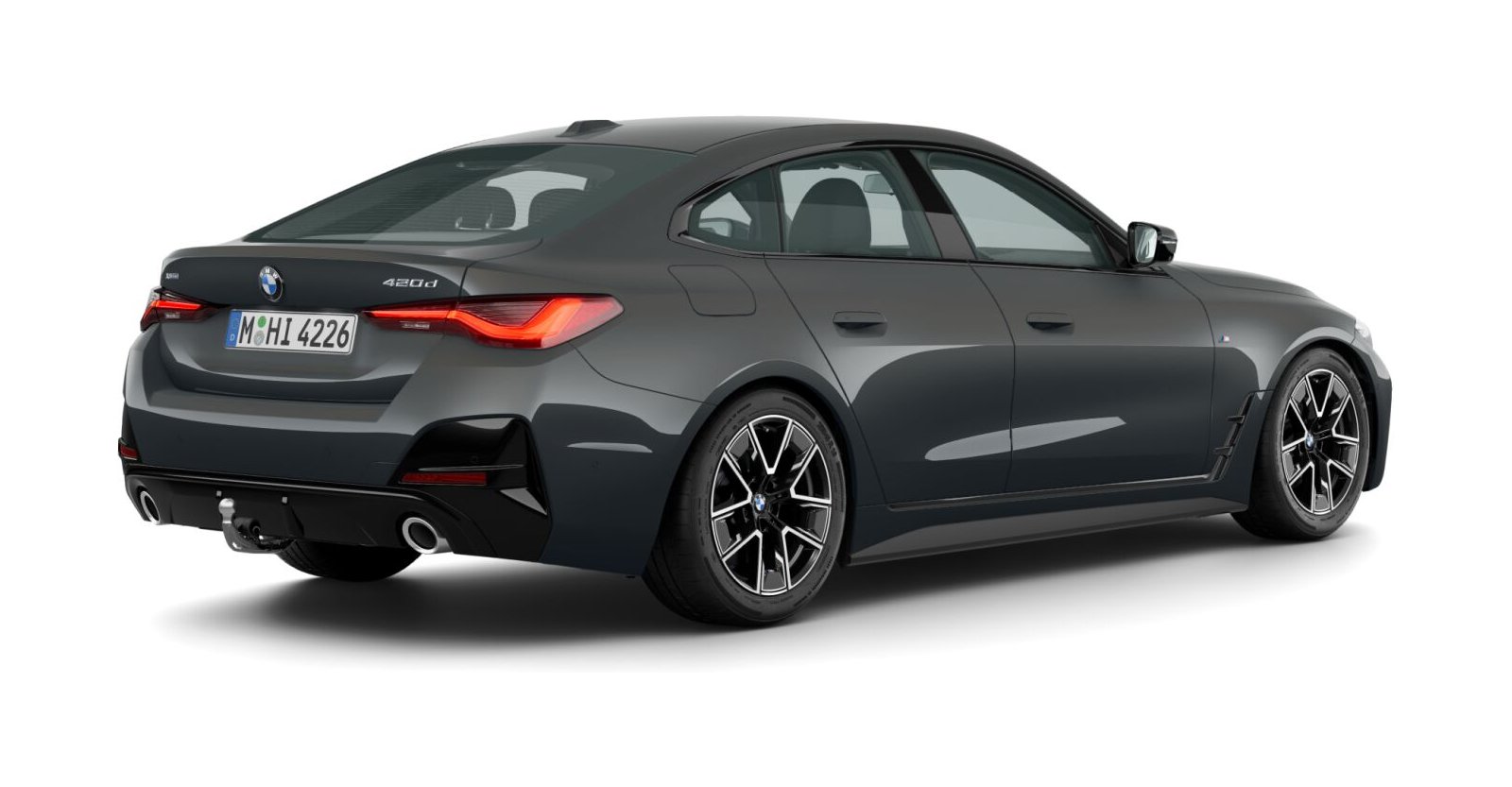 BMW BMW 4er in Grau von hinten