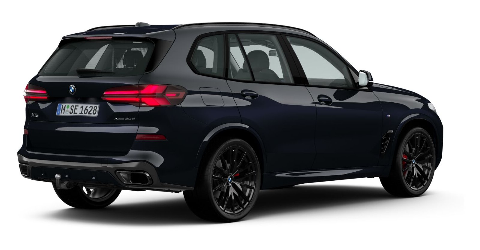 BMW BMW X in Schwarz von hinten BMW BMW X in Schwarz von hinten
