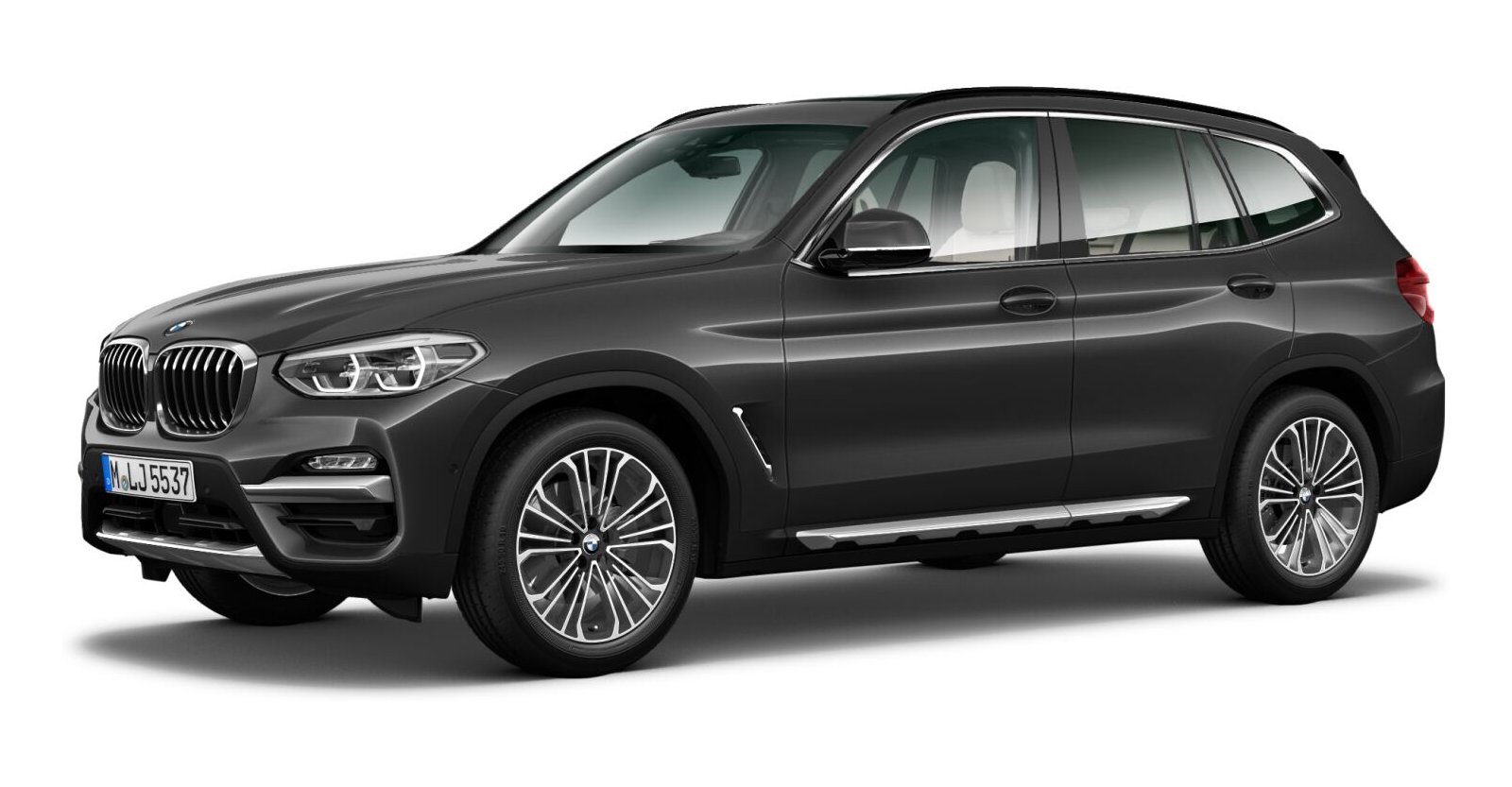 BMW X3 xDrive20d in Grau von vorne BMW X3 xDrive20d in Grau von vorne