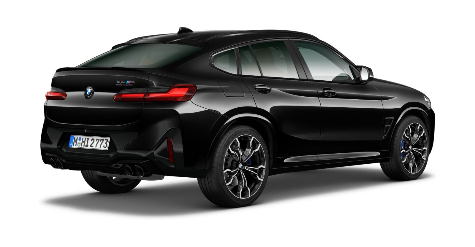 BMW BMW M in Schwarz von hinten BMW BMW M in Schwarz von hinten
