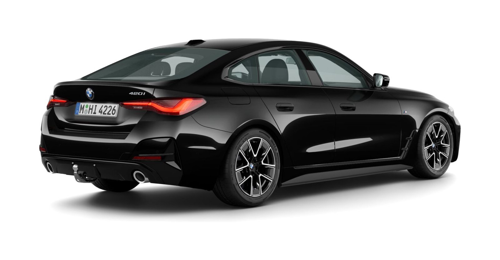 BMW BMW 4er in Schwarz von hinten BMW BMW 4er in Schwarz von hinten