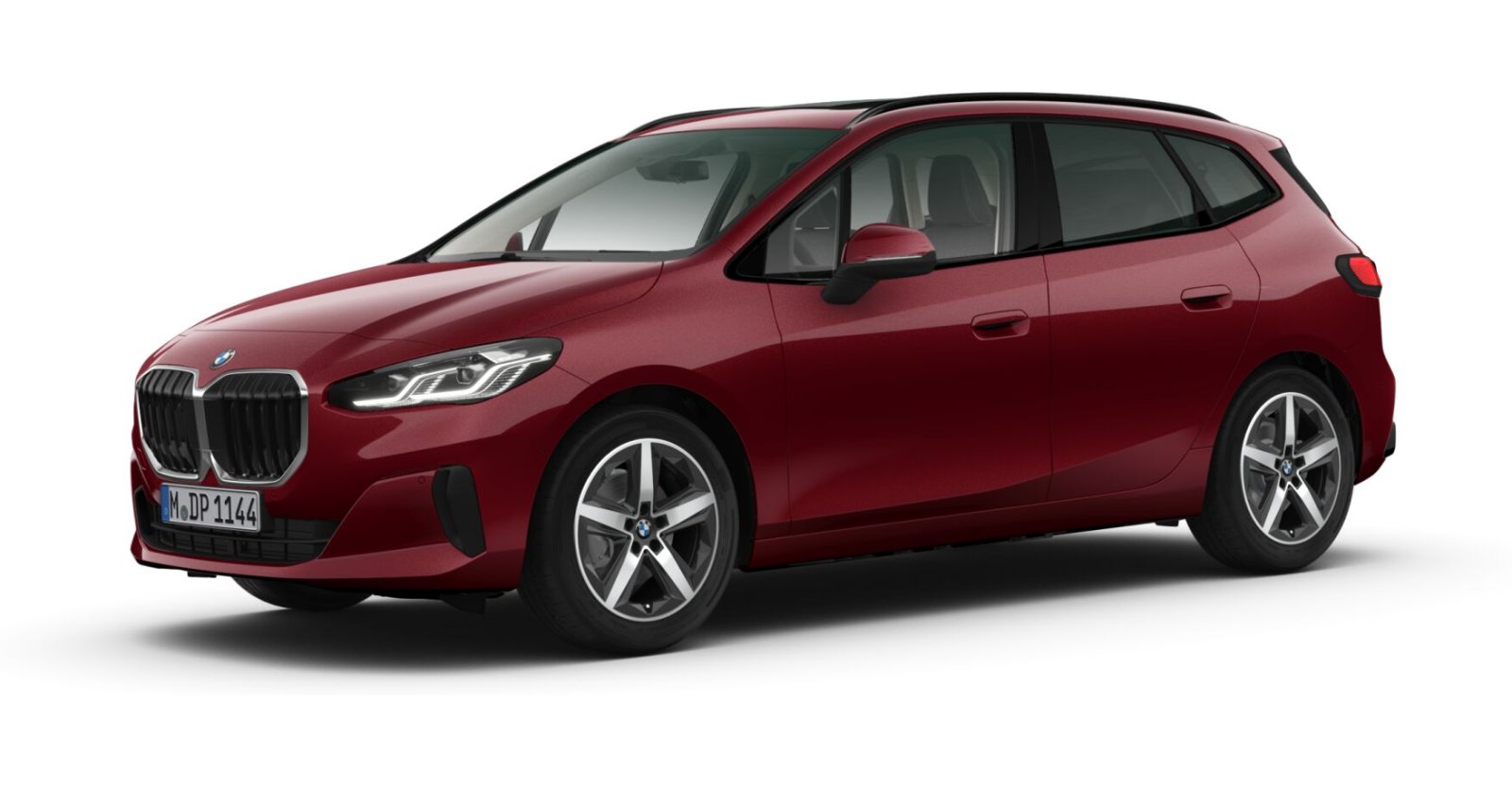 BMW 220i Active Tourer in Rot von vorne BMW 220i Active Tourer in Rot von vorne