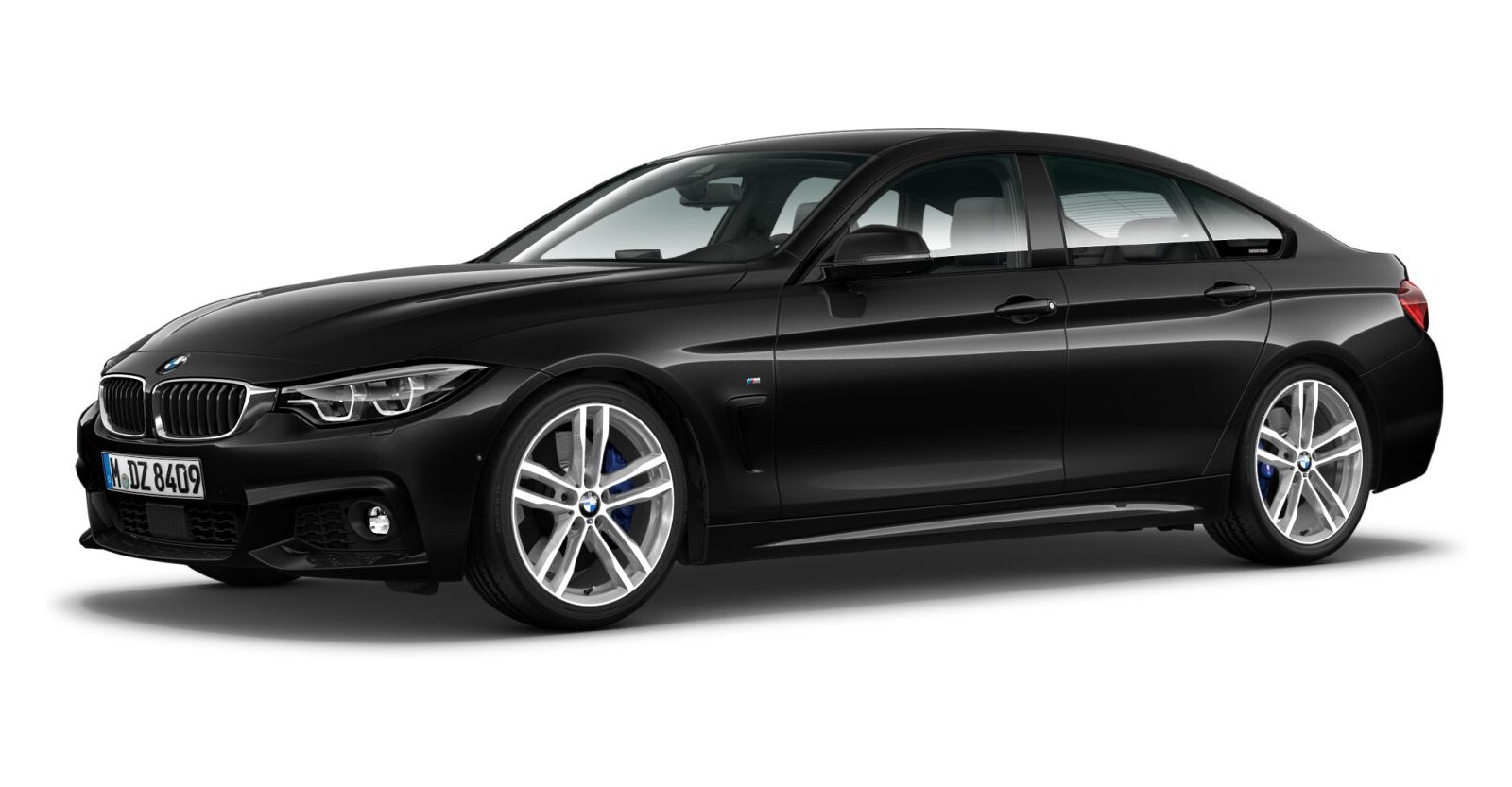 BMW BMW 4er in Schwarz von vorne BMW BMW 4er in Schwarz von vorne
