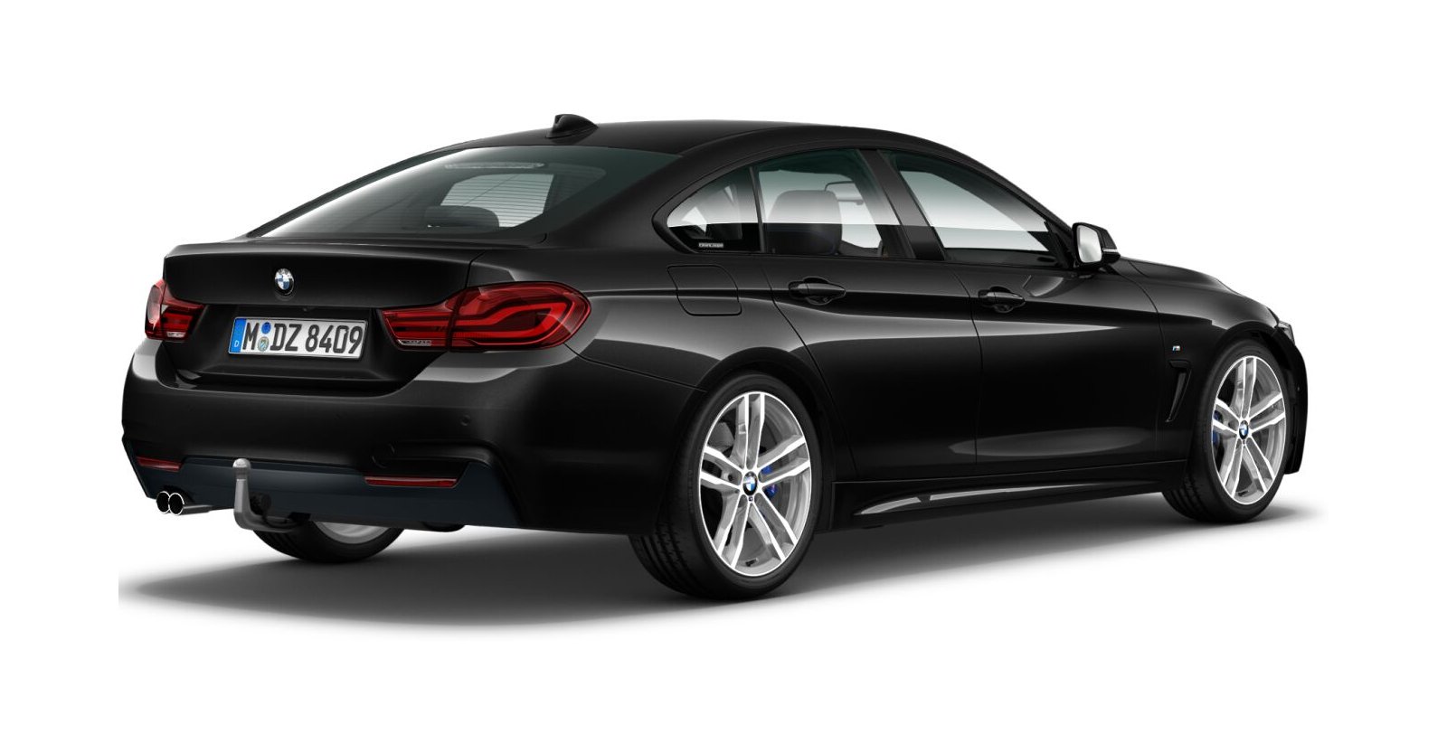 BMW BMW 4er in Schwarz von hinten BMW BMW 4er in Schwarz von hinten