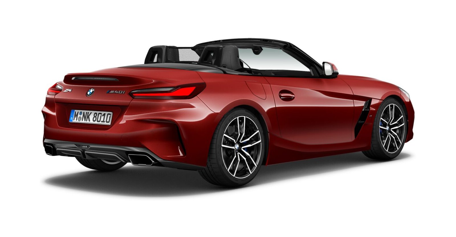 BMW BMW Z in Rot von hinten BMW BMW Z in Rot von hinten