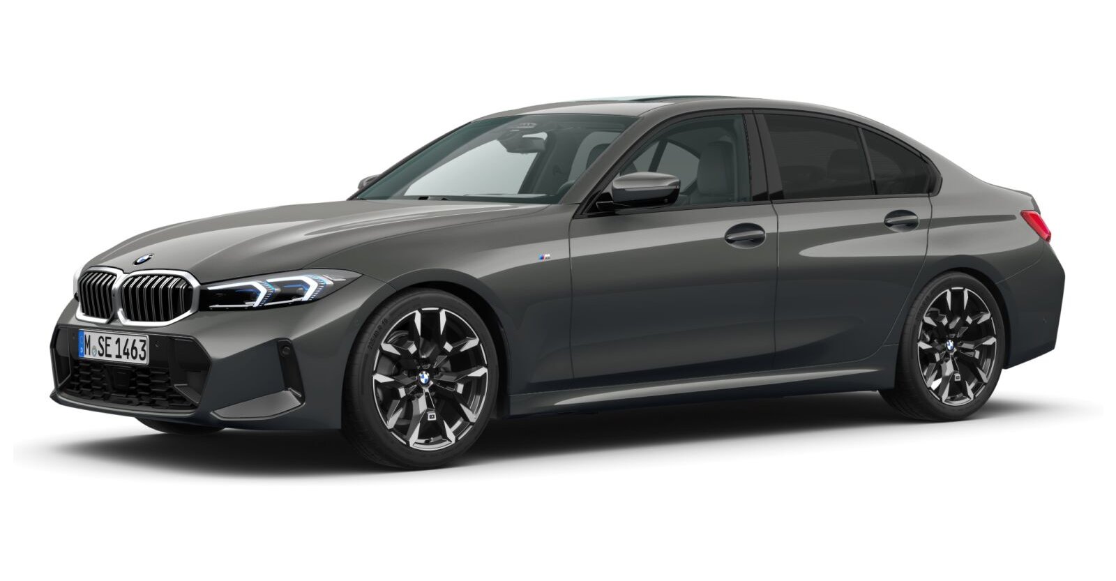 BMW BMW 3er in Grau von vorne BMW BMW 3er in Grau von vorne