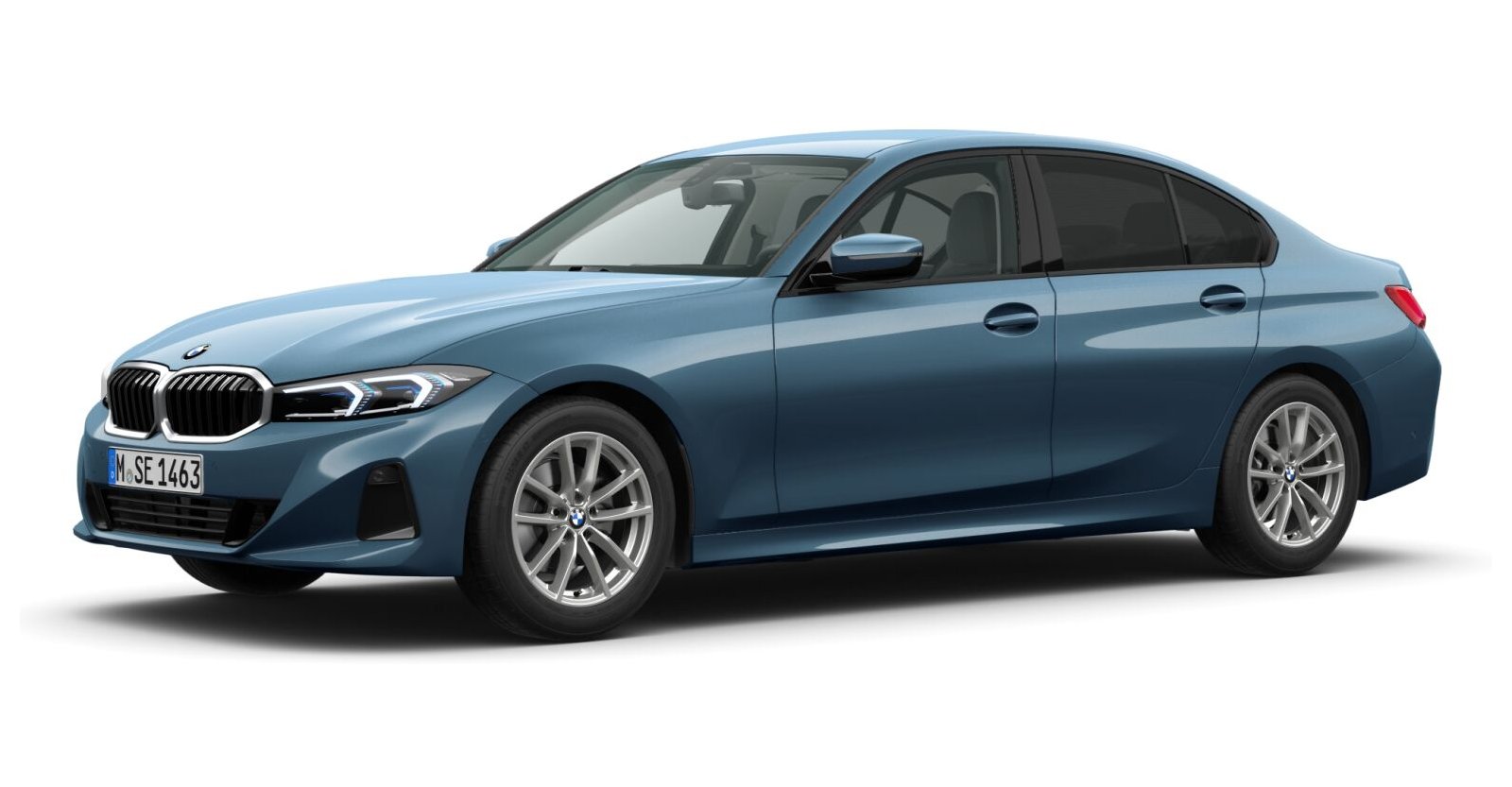 BMW BMW 3er in Blau von vorne