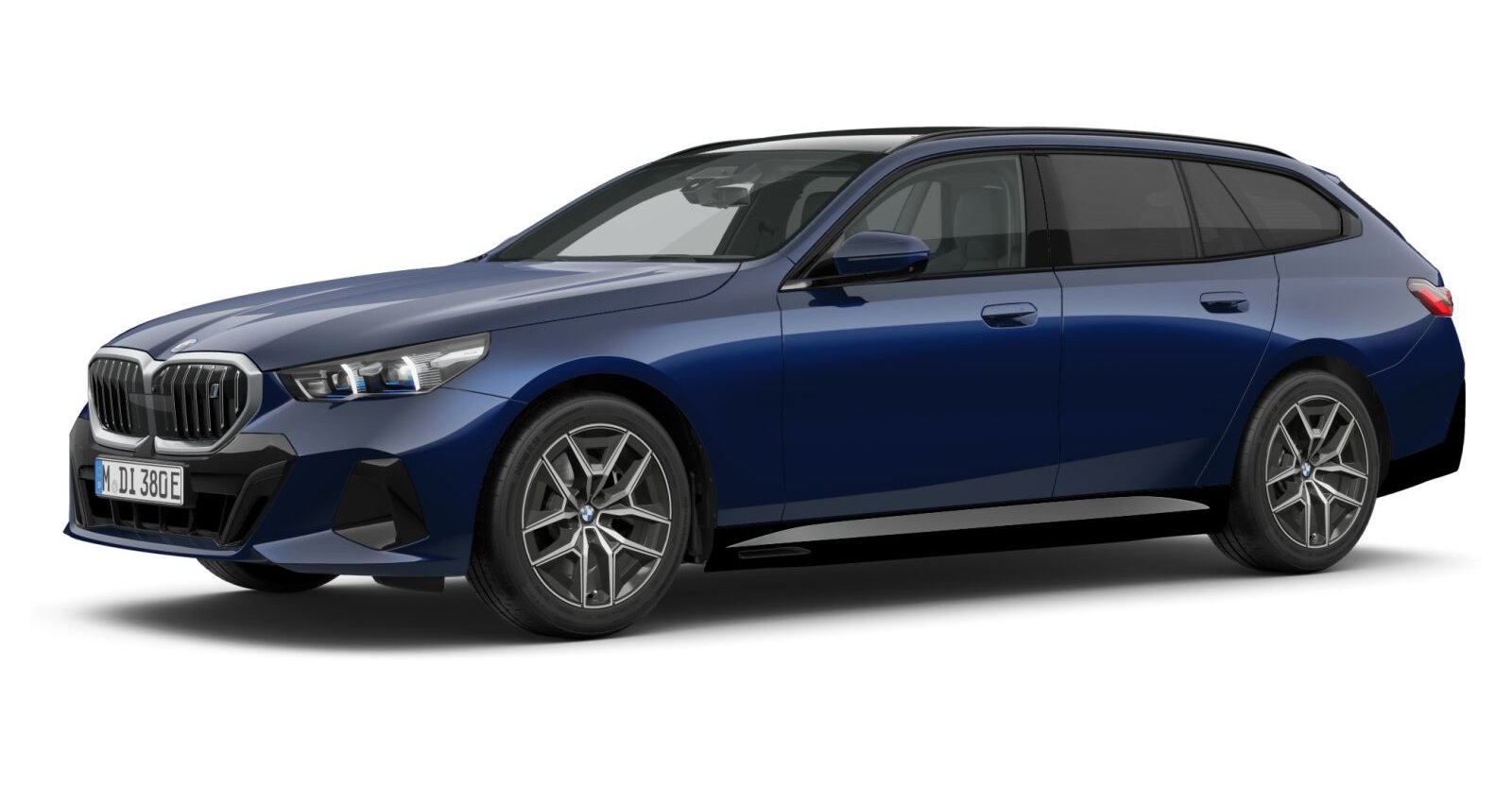 BMW BMW I in Blau von vorne