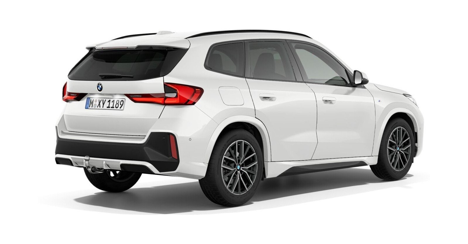 BMW BMW X in Weiß von hinten BMW BMW X in Weiß von hinten