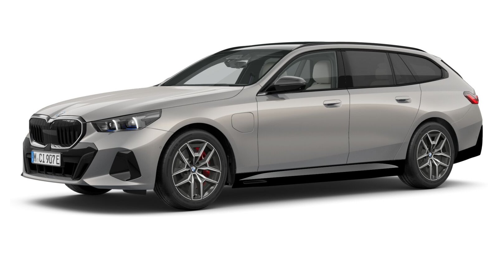 BMW BMW 5er in Grau von vorne BMW BMW 5er in Grau von vorne