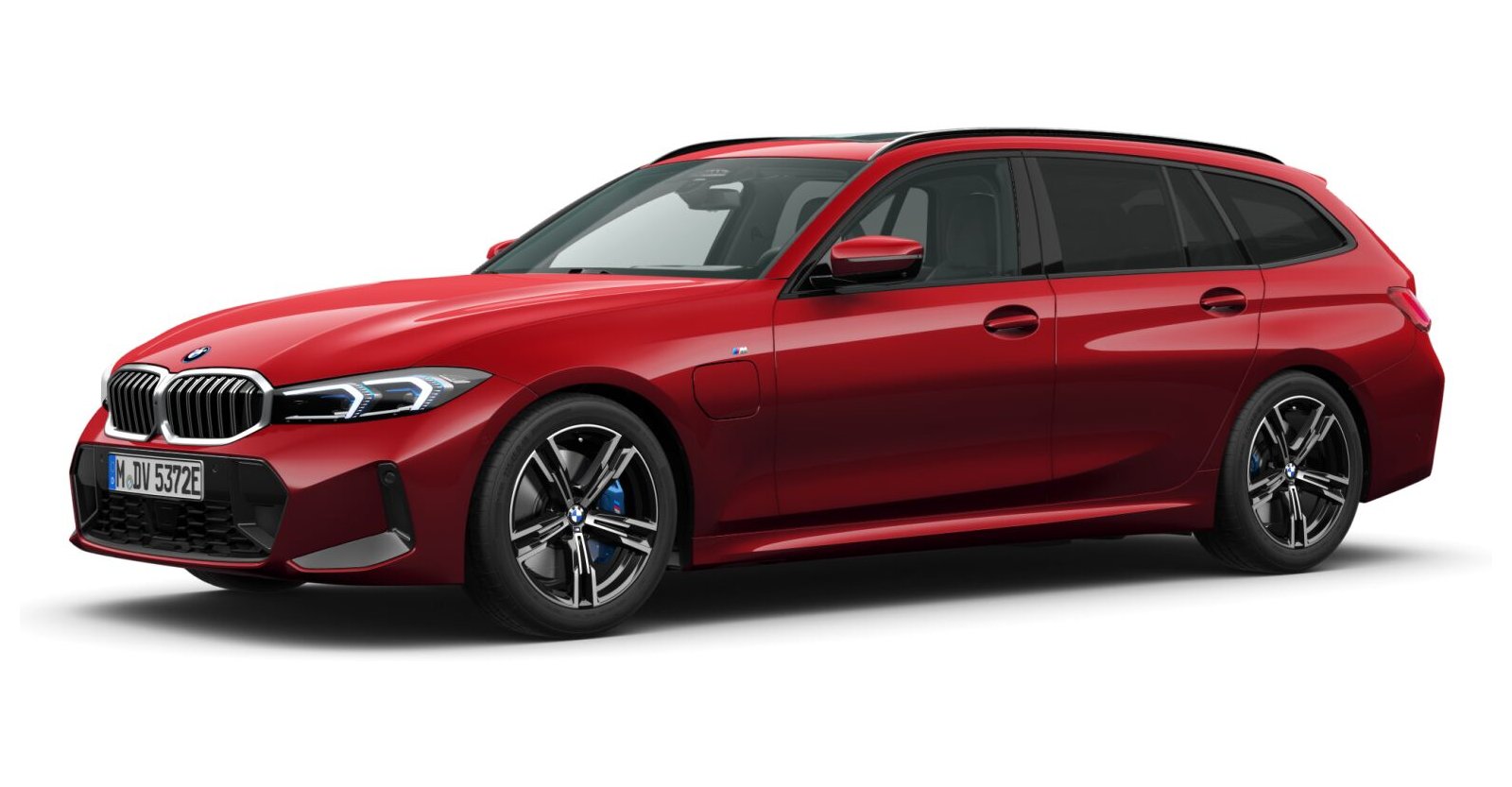 BMW BMW 3er in Rot von vorne