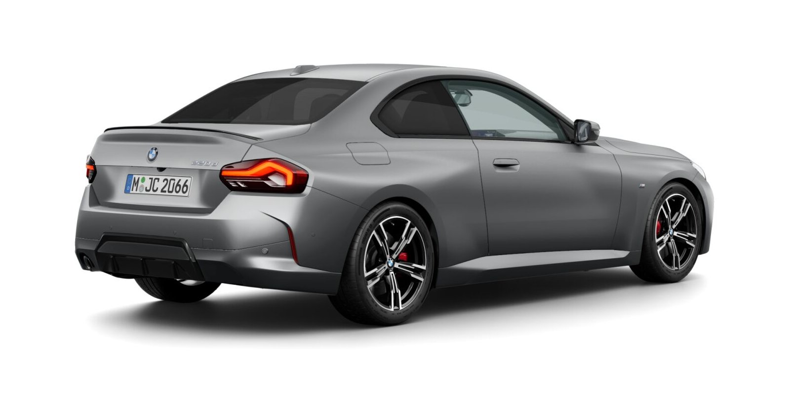 BMW BMW 2er in Grau von hinten BMW BMW 2er in Grau von hinten