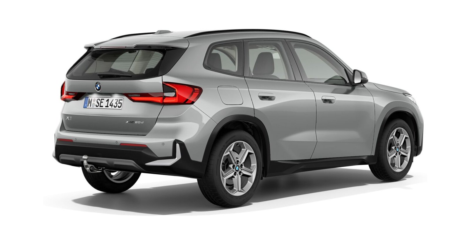 BMW BMW X in Silber von hinten BMW BMW X in Silber von hinten