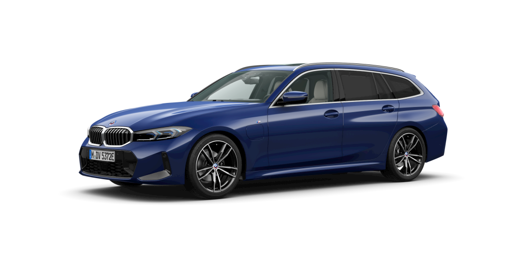 BMW BMW 3er in Blau von vorne BMW BMW 3er in Blau von vorne