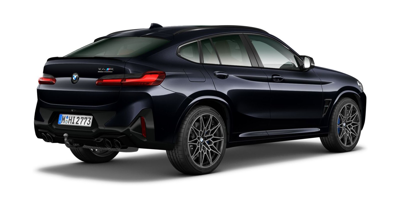 BMW BMW M in Schwarz von hinten BMW BMW M in Schwarz von hinten