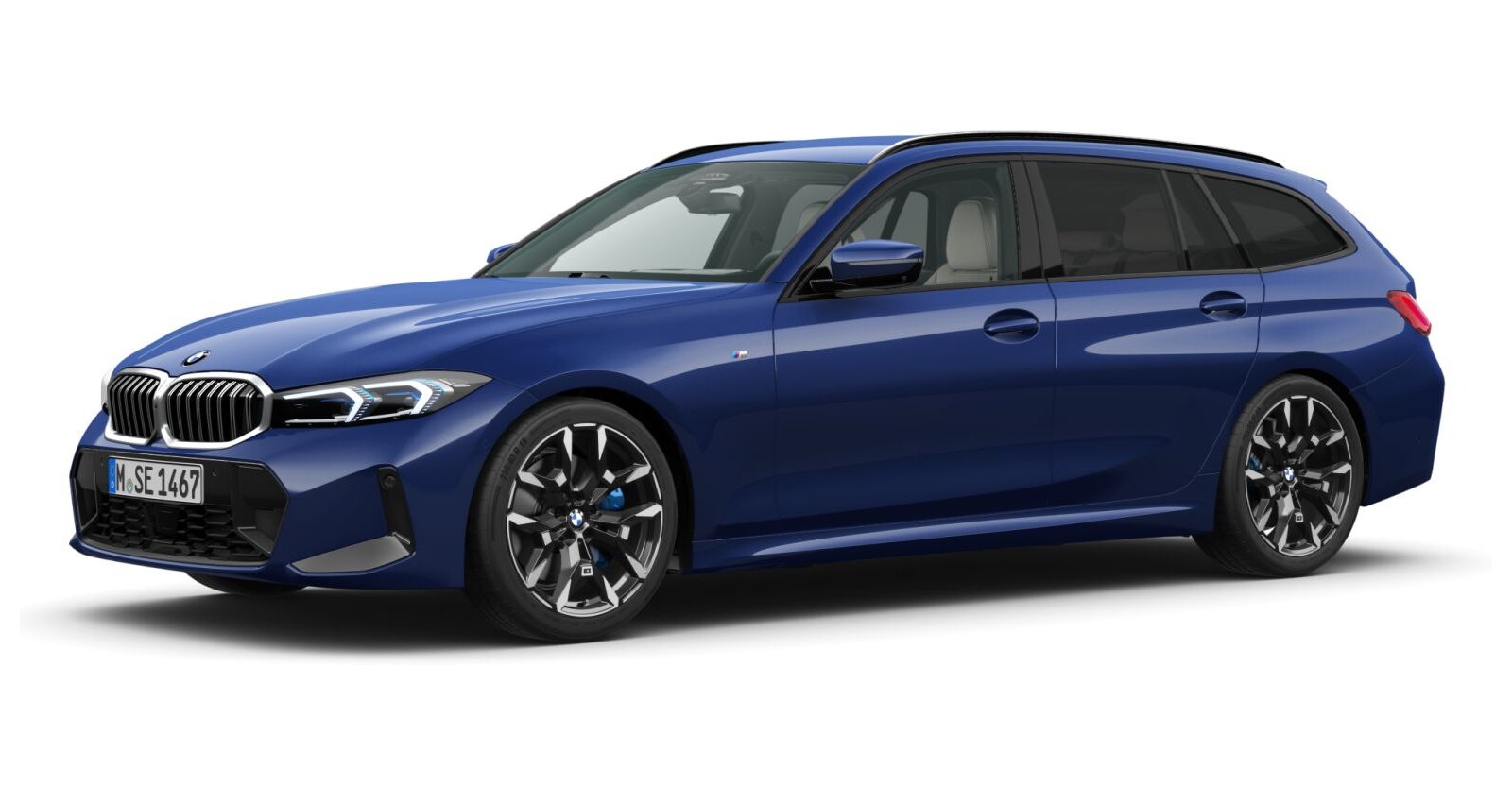 BMW BMW 3er in Blau von vorne