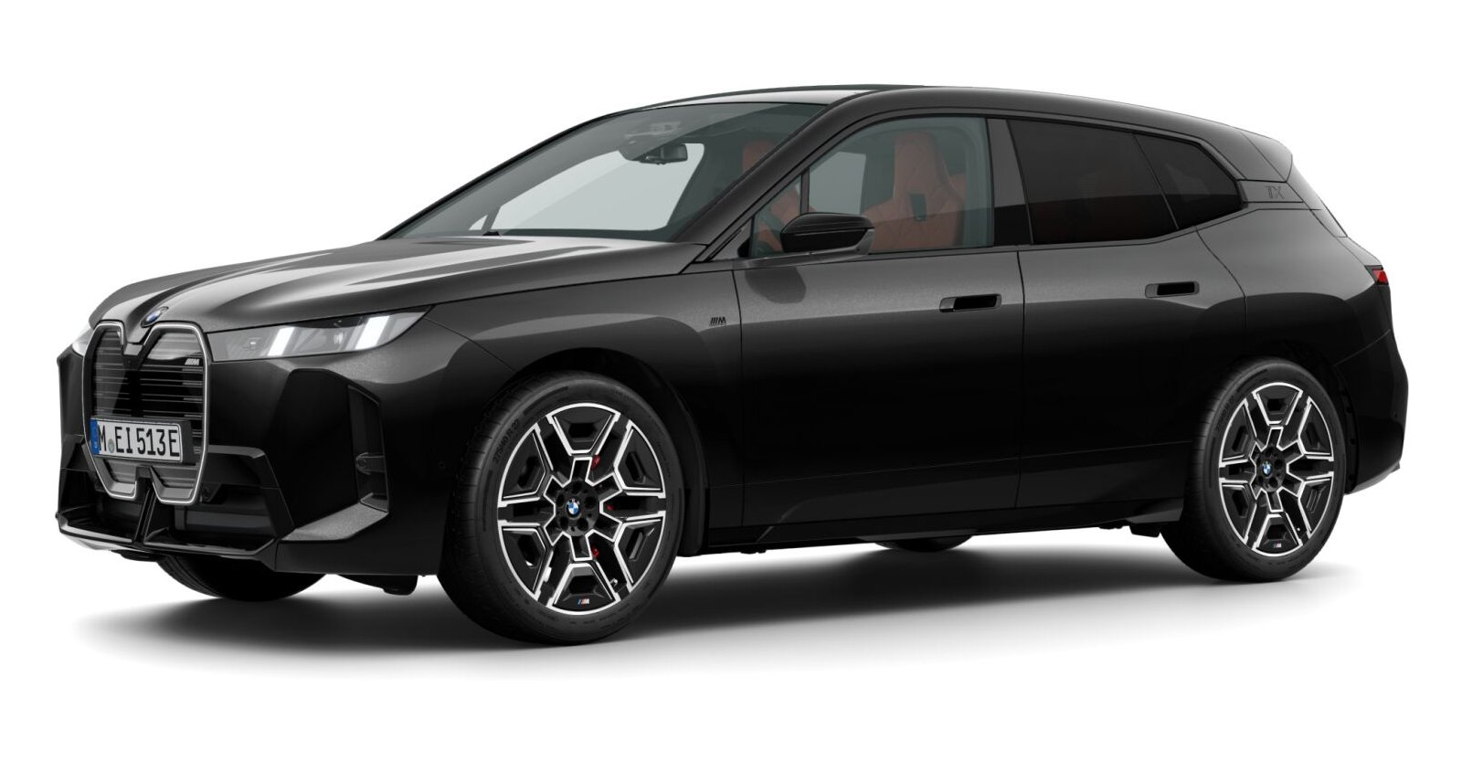 BMW BMW I in Schwarz von vorne BMW BMW I in Schwarz von vorne