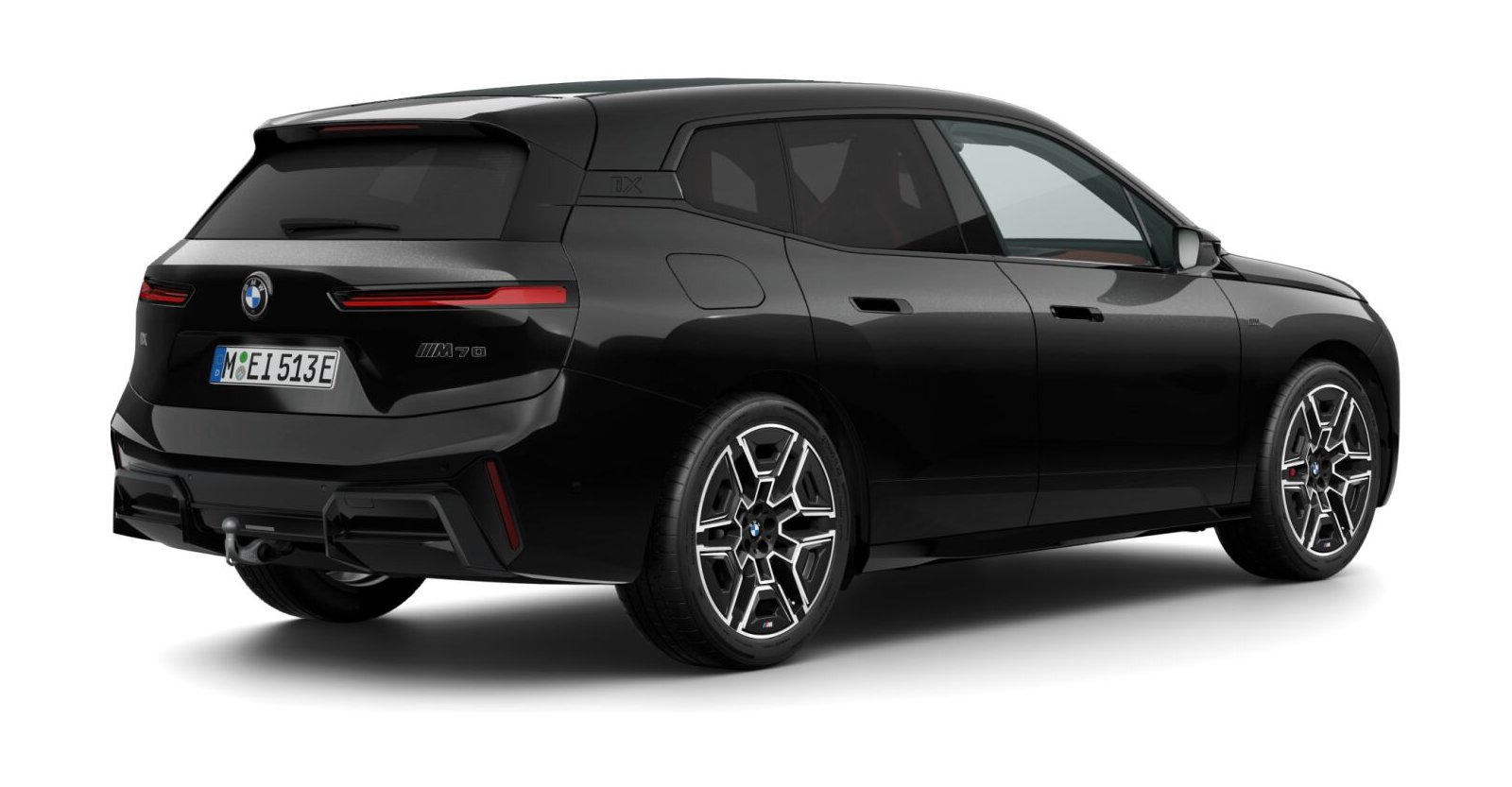BMW BMW I in Schwarz von hinten BMW BMW I in Schwarz von hinten