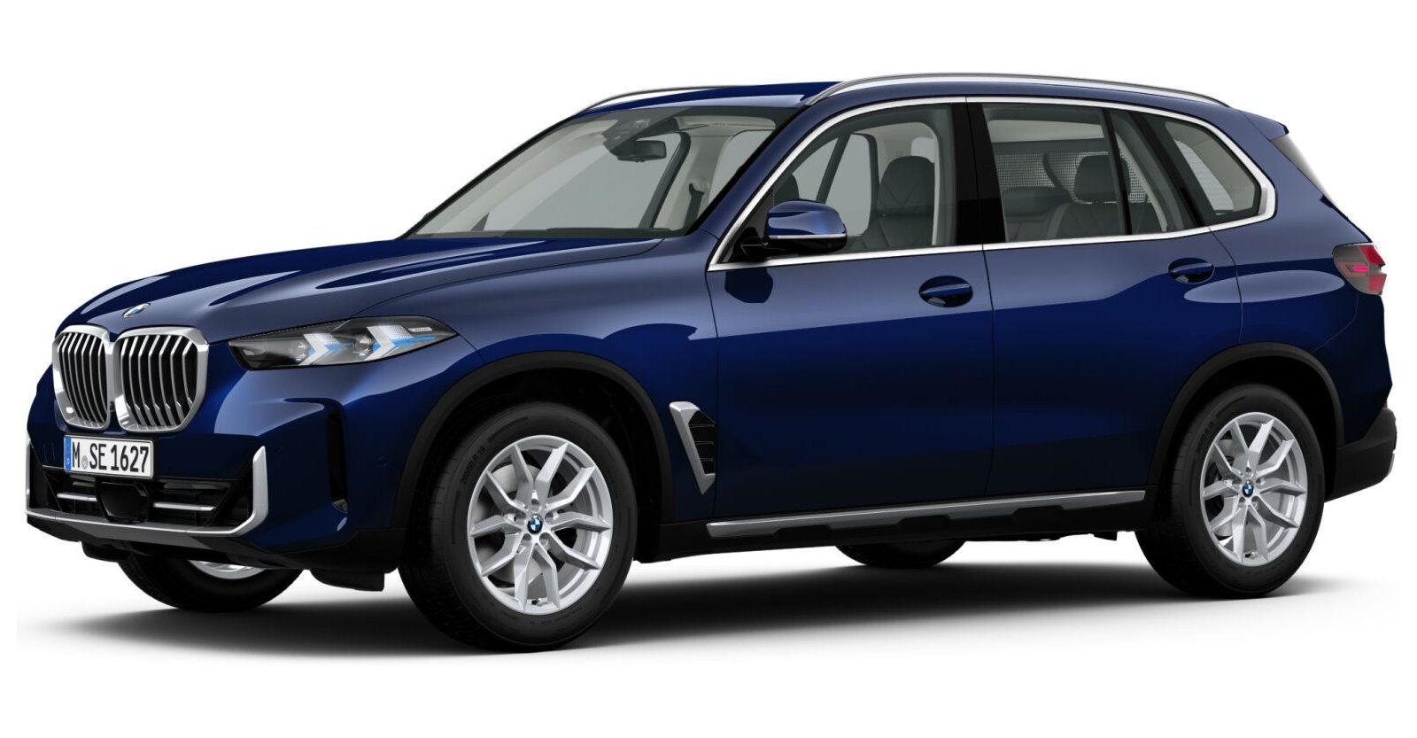 BMW X5 xDrive30d in Blau von vorne BMW X5 xDrive30d in Blau von vorne