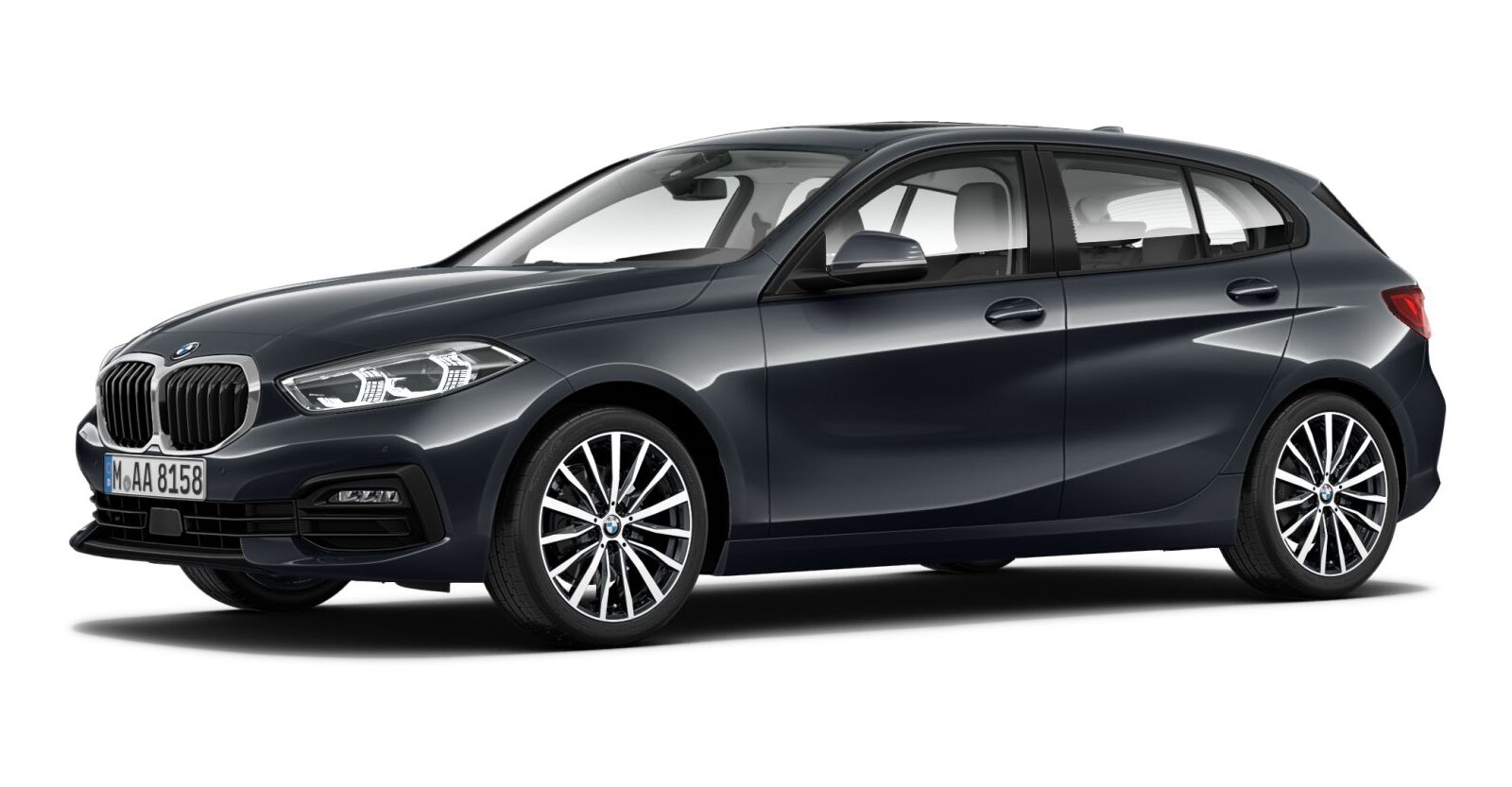 BMW BMW 1er in Grau von vorne BMW BMW 1er in Grau von vorne