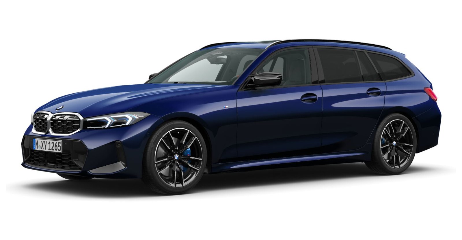 BMW BMW 3er in Blau von vorne BMW BMW 3er in Blau von vorne