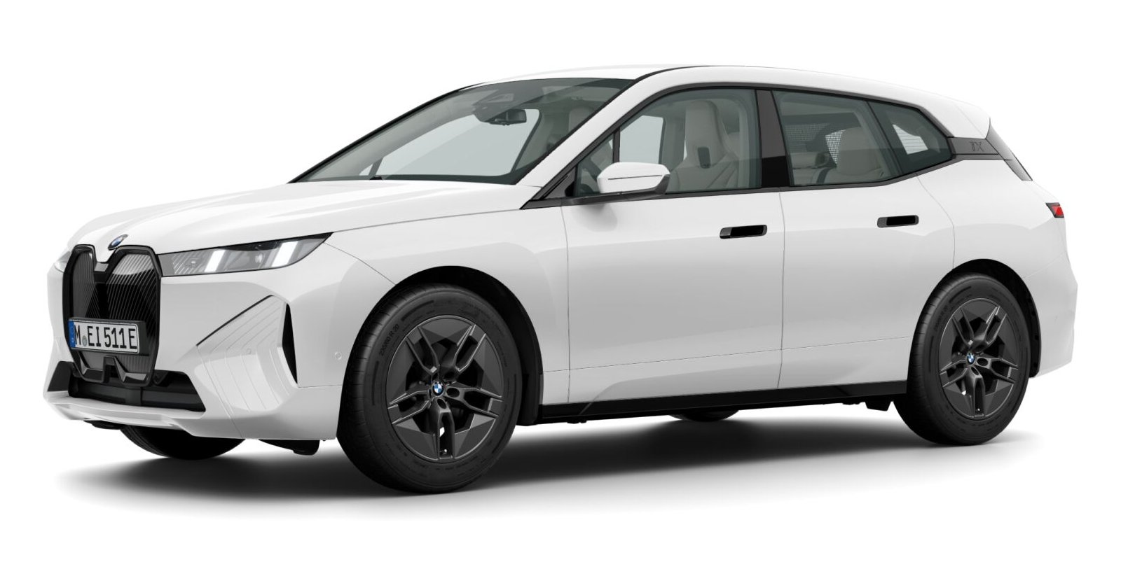 BMW BMW I in Weiß von vorne BMW BMW I in Weiß von vorne