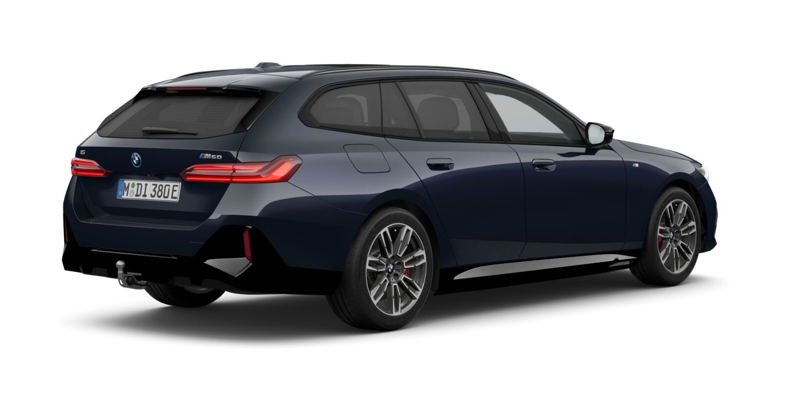 BMW BMW I in Schwarz von hinten BMW BMW I in Schwarz von hinten