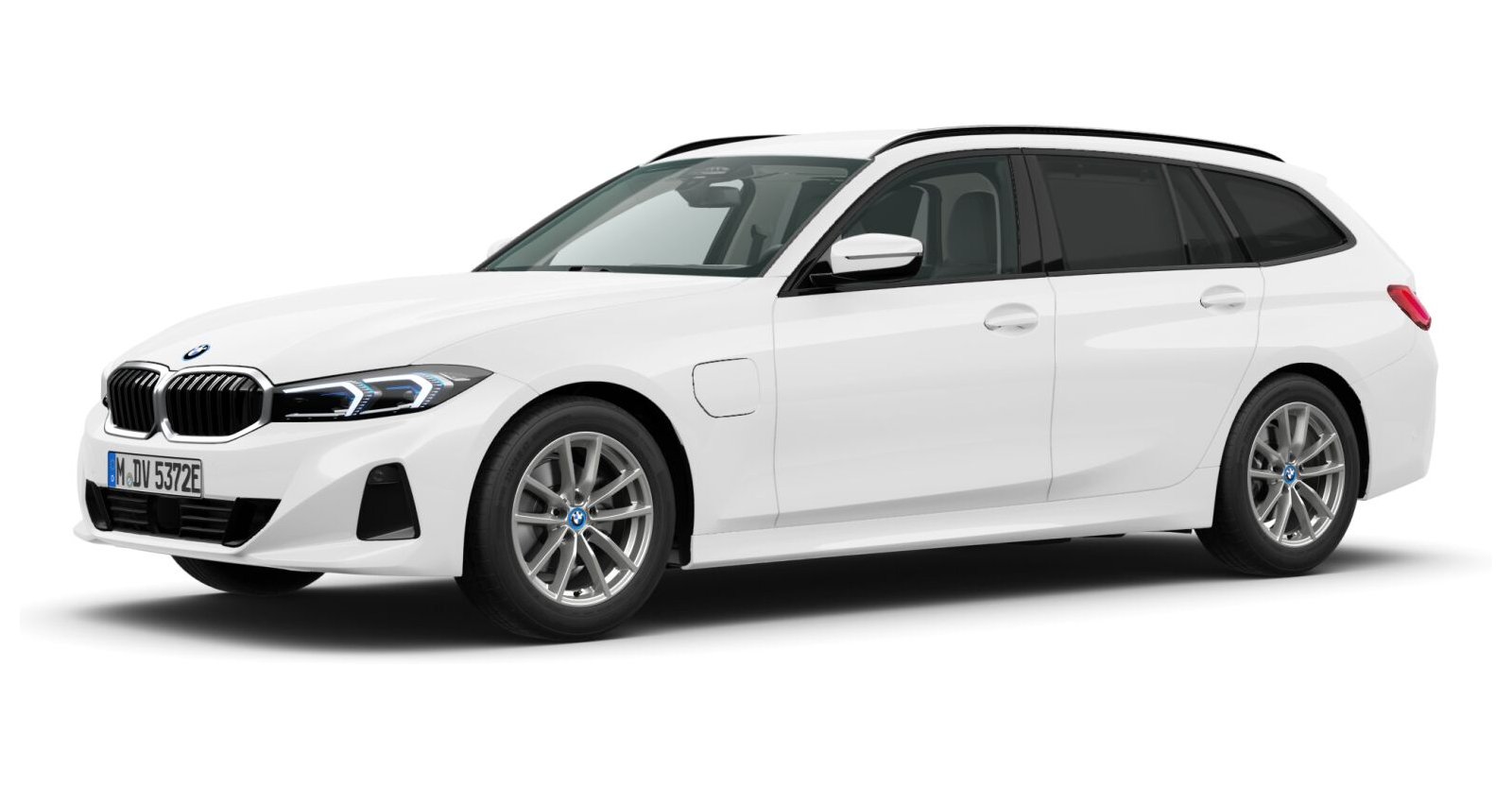 BMW BMW 3er in Weiß von vorne BMW BMW 3er in Weiß von vorne