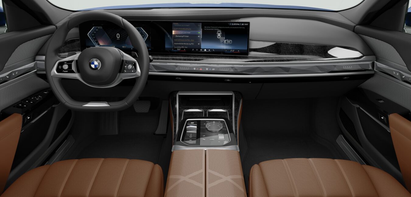 BMW BMW 7er im Innenraum von vorne