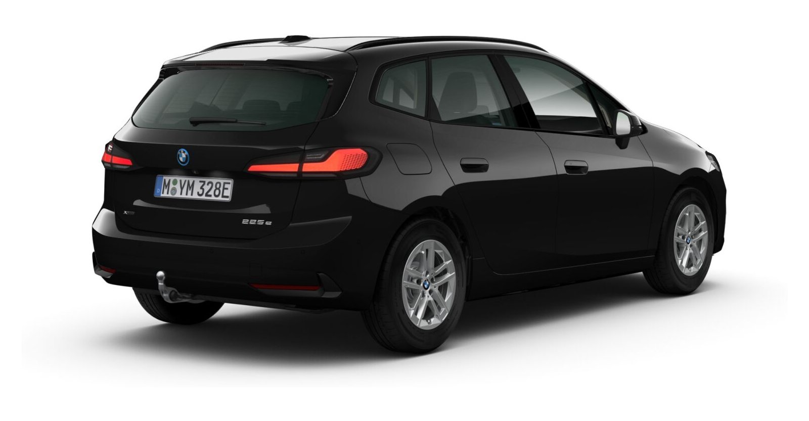 BMW BMW 2er in Schwarz von hinten