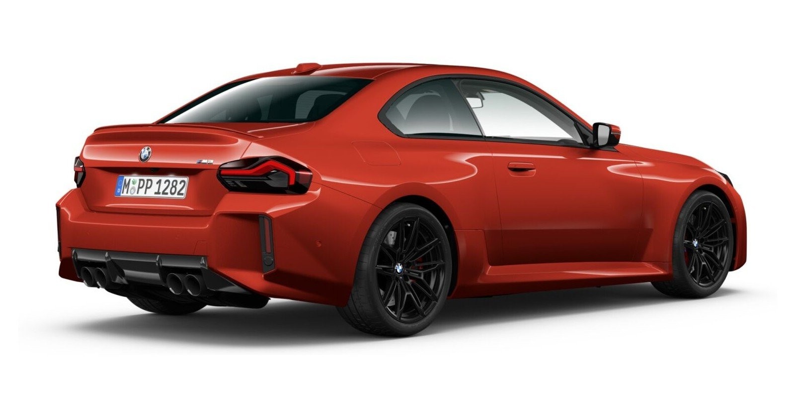 BMW BMW M in Rot von hinten BMW BMW M in Rot von hinten