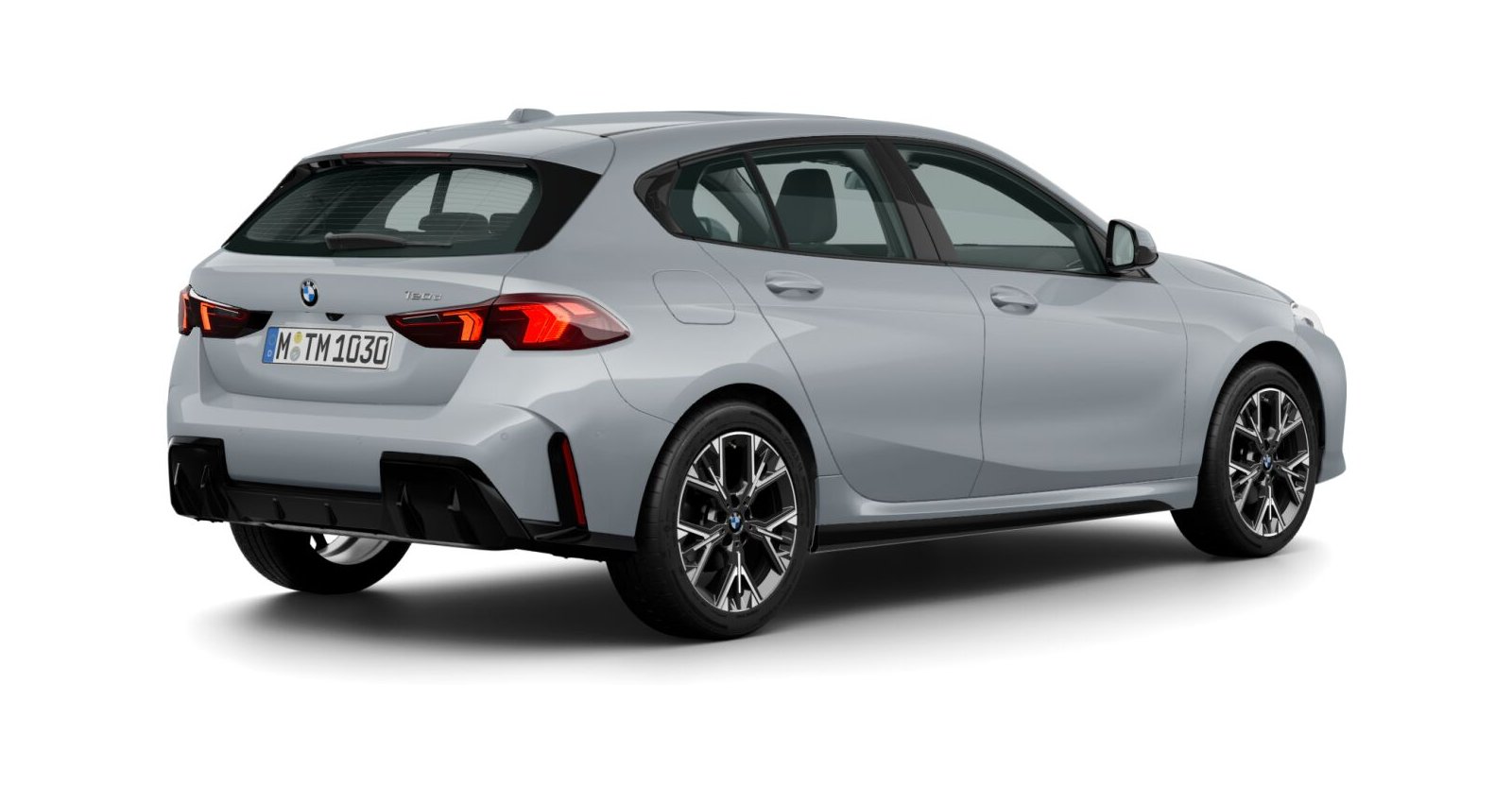 BMW BMW 1er in Grau von hinten BMW BMW 1er in Grau von hinten