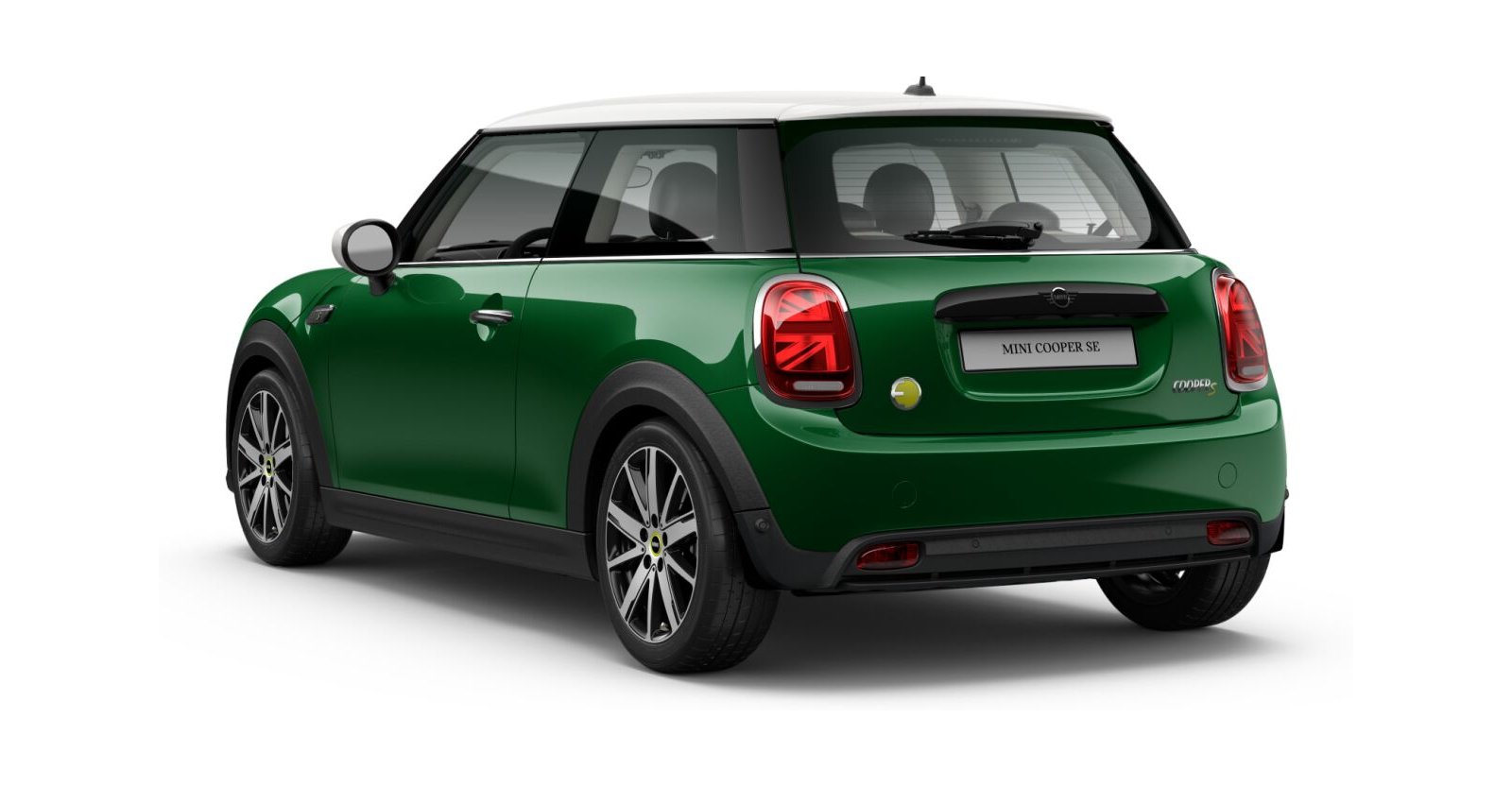 MINI MINI 3-Türer in Grün von hinten
