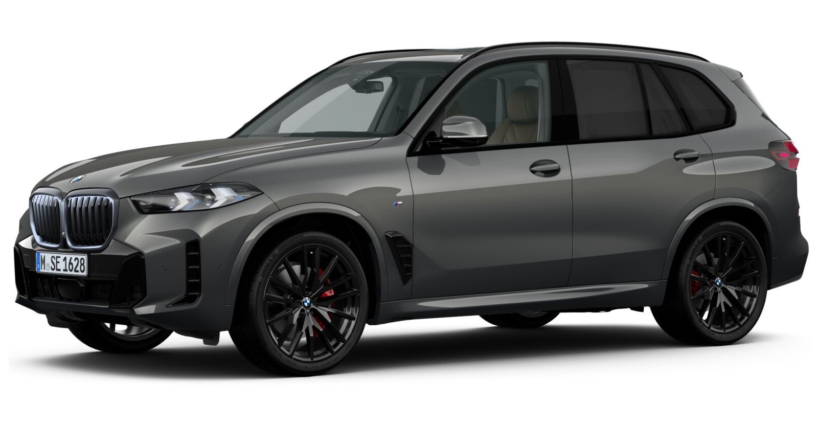 BMW X5 xDrive30d in Grau von vorne
