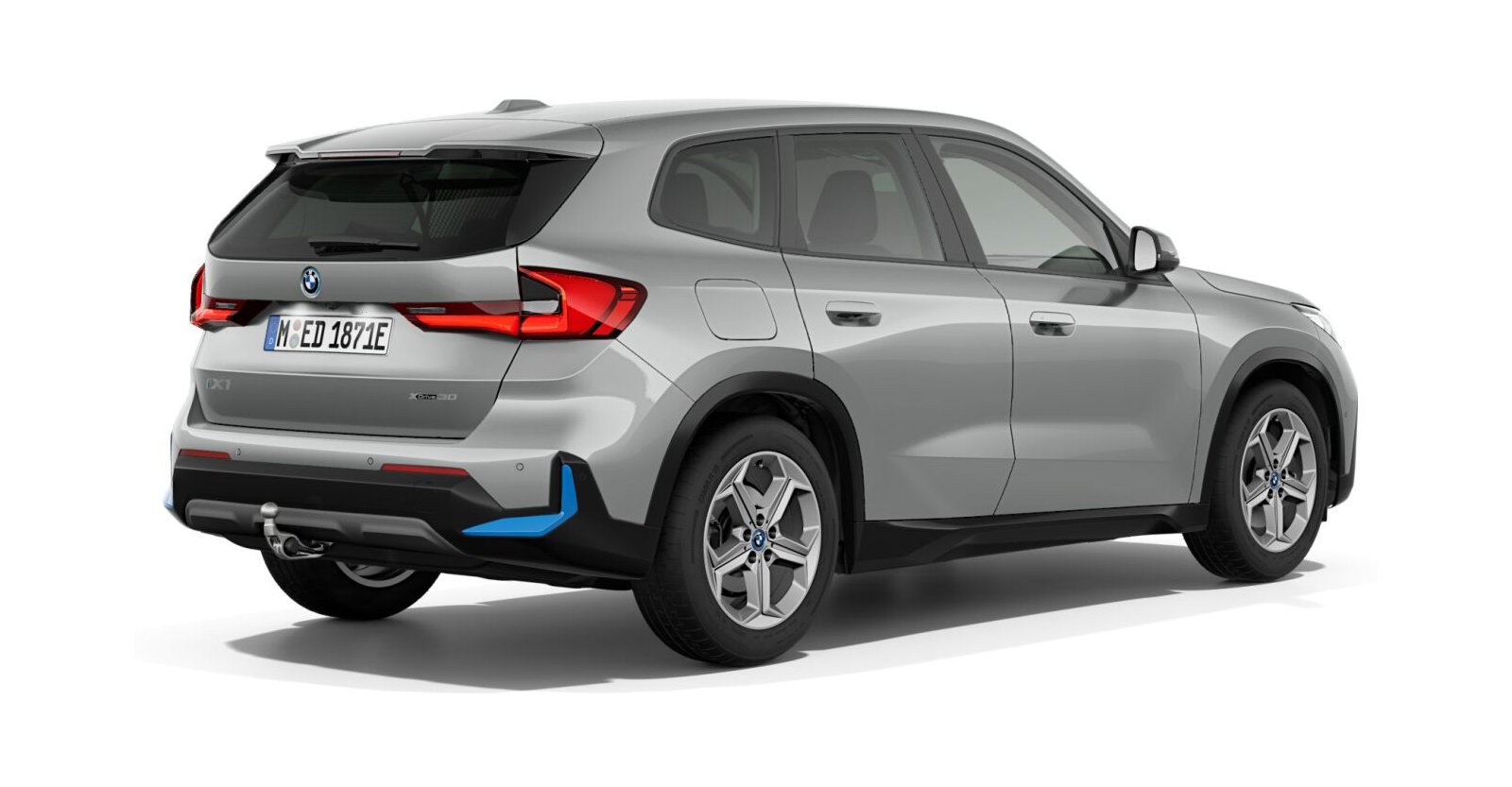 BMW BMW I in Grau von hinten BMW BMW I in Grau von hinten