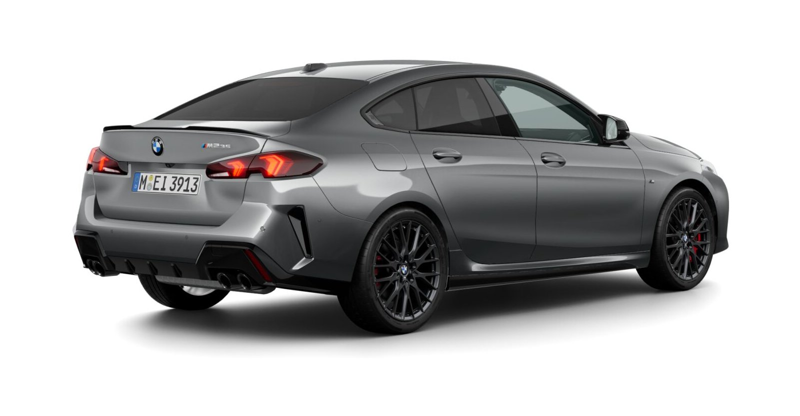 BMW BMW 2er in Grau von hinten
