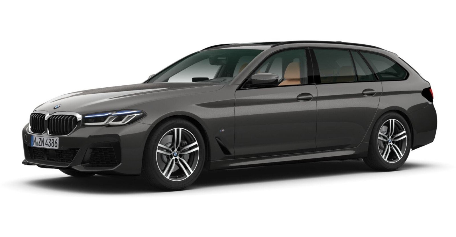 BMW BMW 5er in Grau von vorne BMW BMW 5er in Grau von vorne