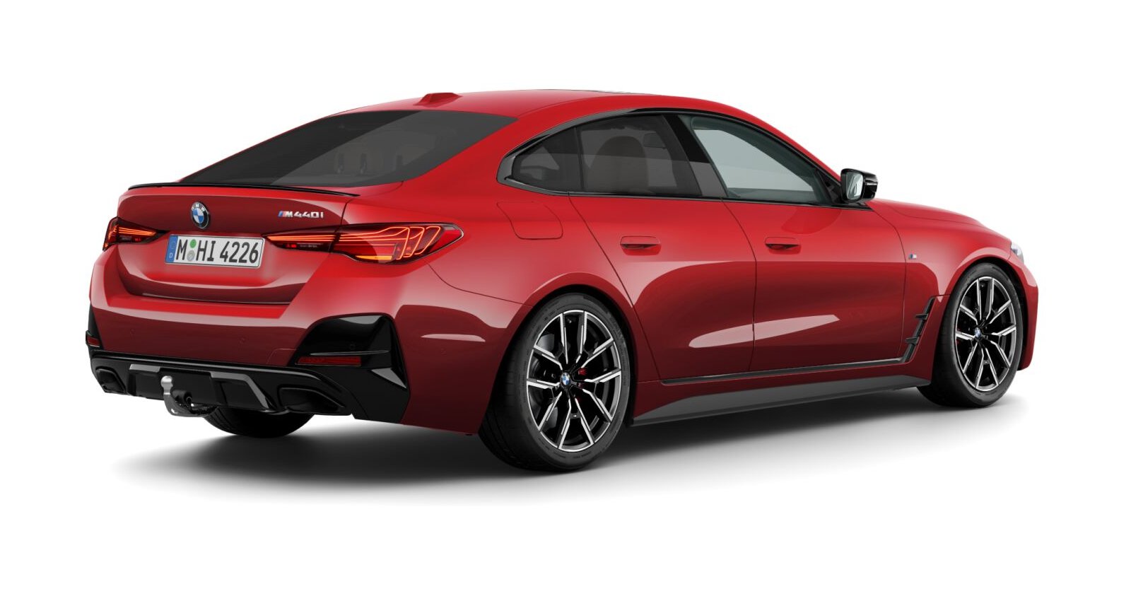 BMW BMW 4er in Rot von hinten