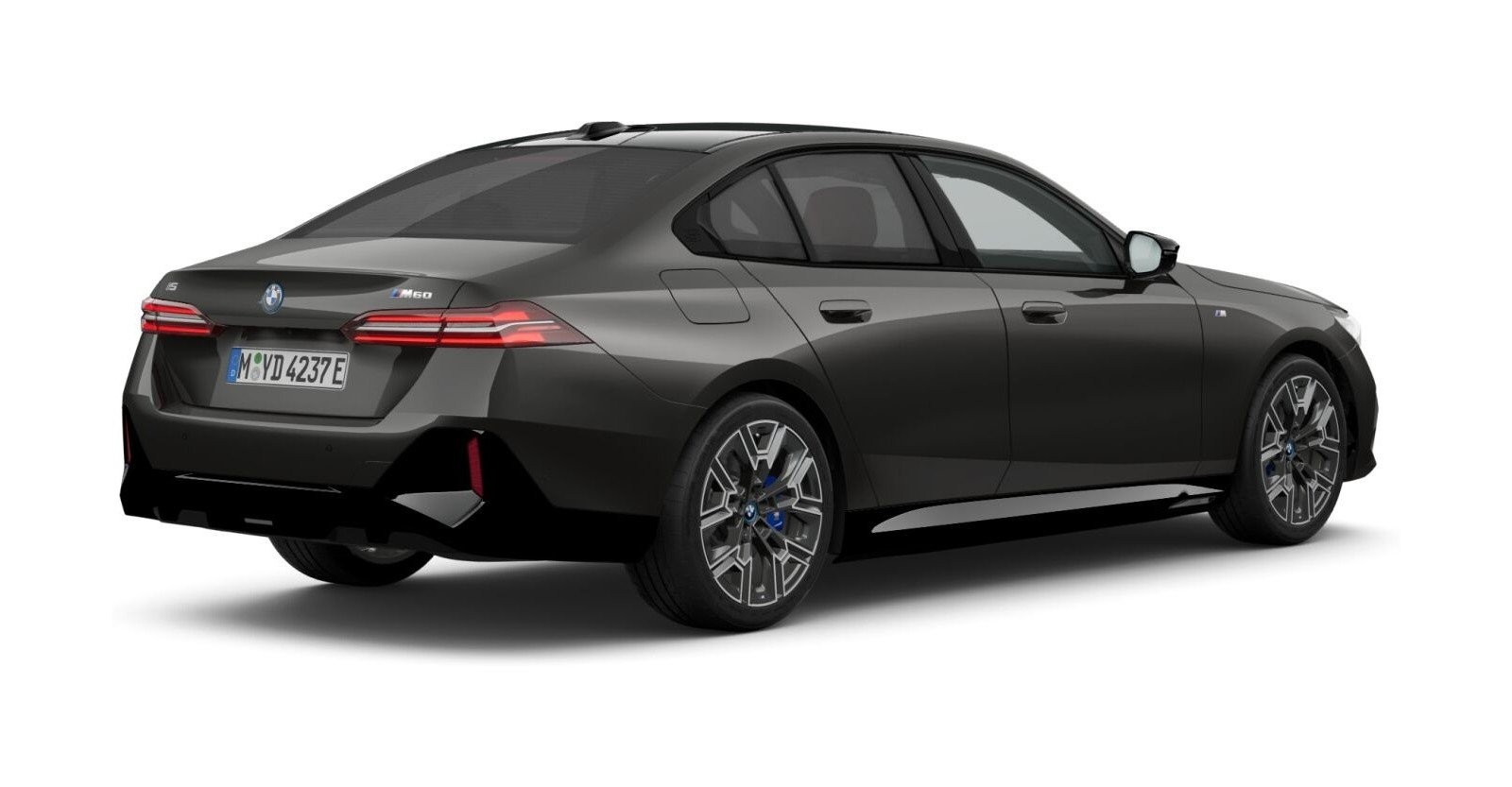 BMW BMW I in Grau von hinten BMW BMW I in Grau von hinten