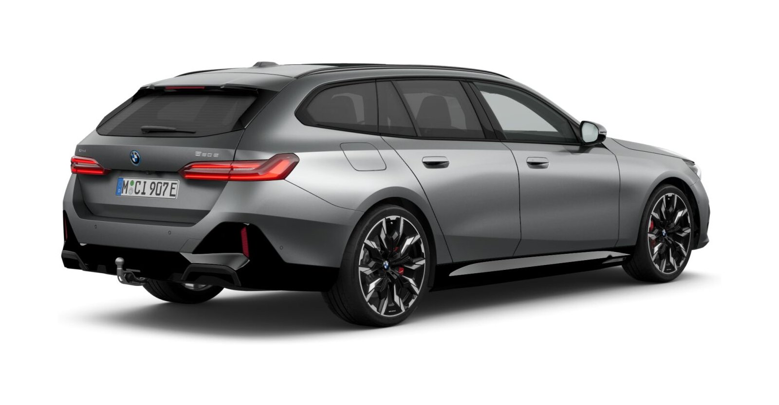 BMW BMW 5er in Grau von hinten BMW BMW 5er in Grau von hinten