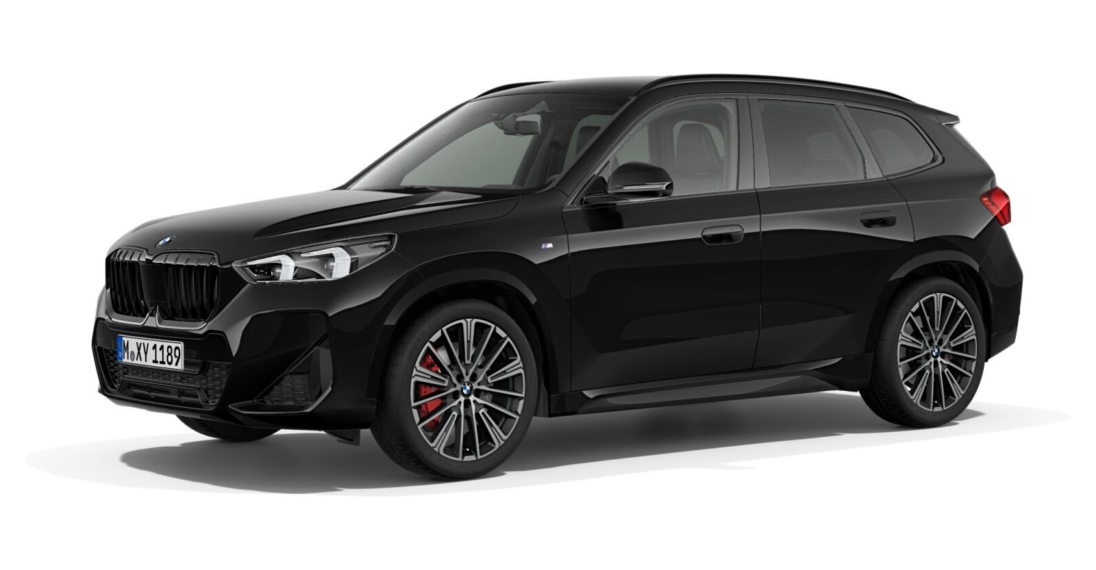 BMW BMW X in Schwarz von vorne
