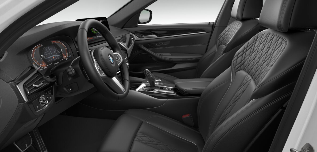 BMW BMW 5er im Innenraum seitlich