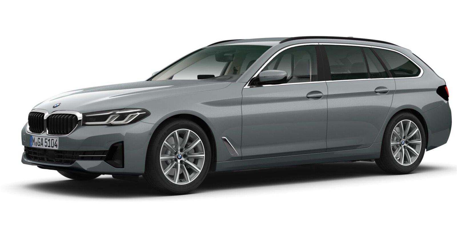 BMW BMW 5er in Grau von vorne BMW BMW 5er in Grau von vorne