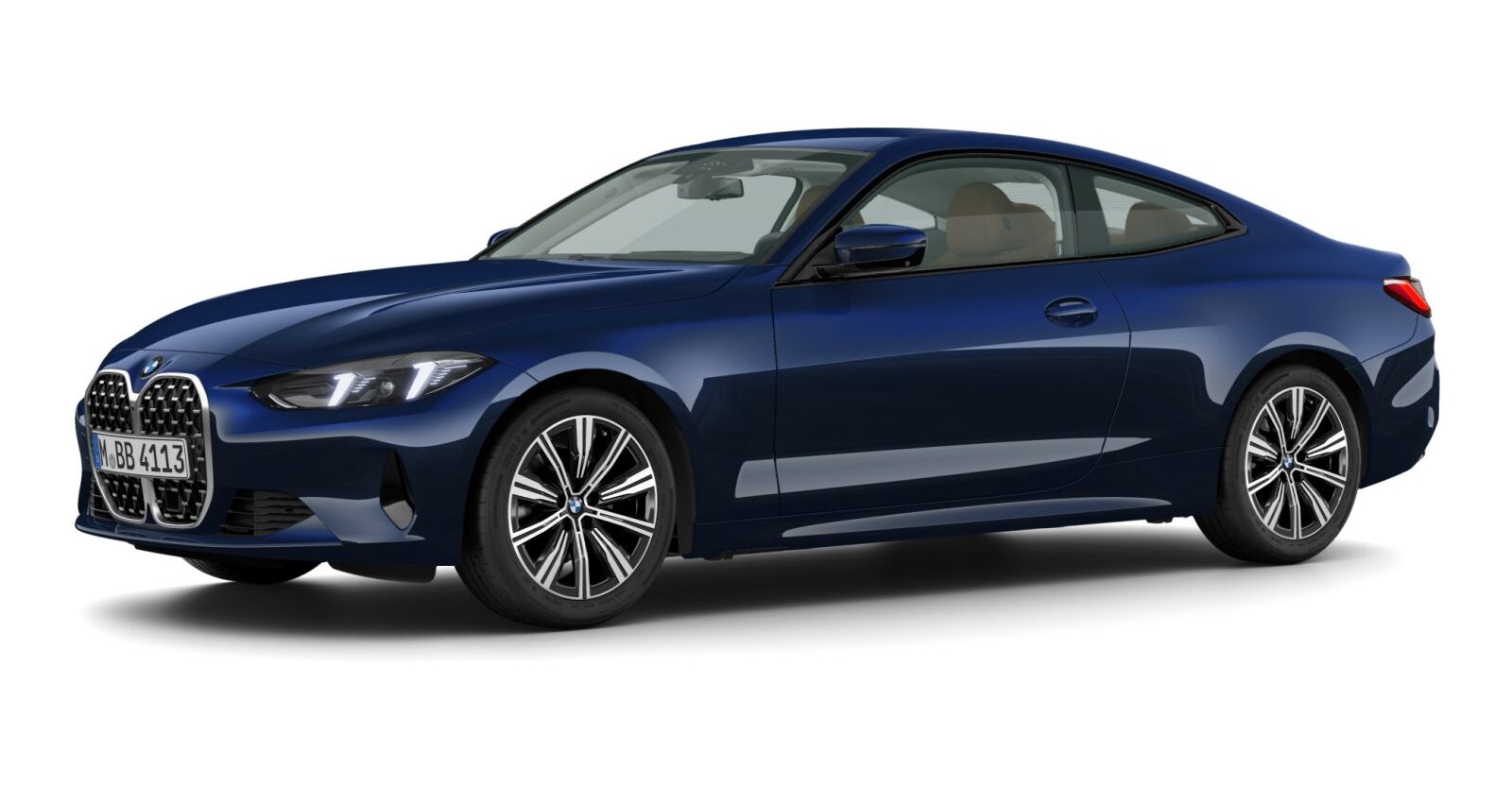 BMW BMW 4er in Blau von vorne