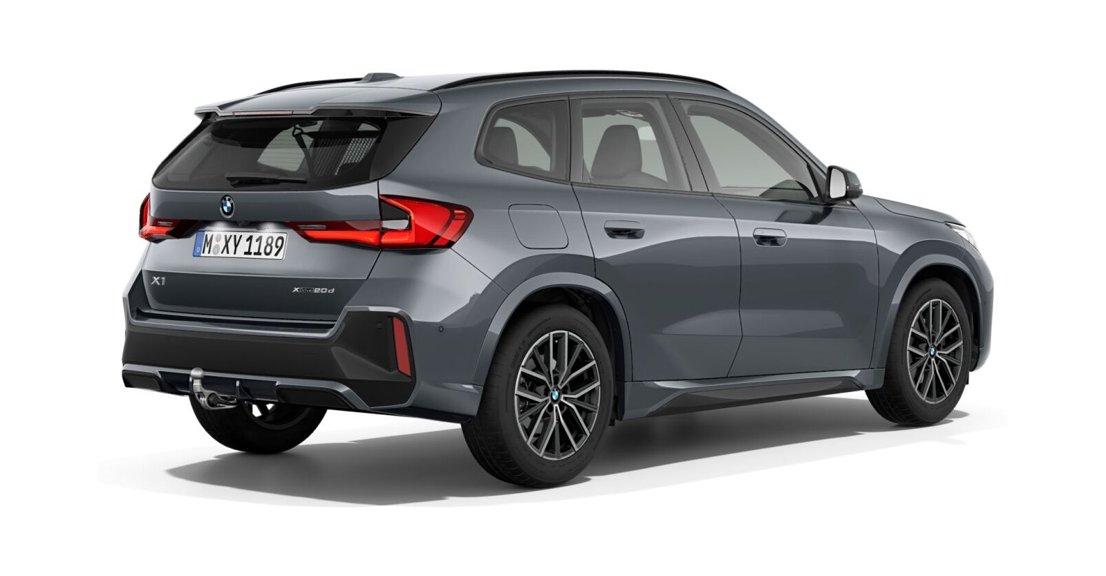 BMW BMW X in Grau von hinten