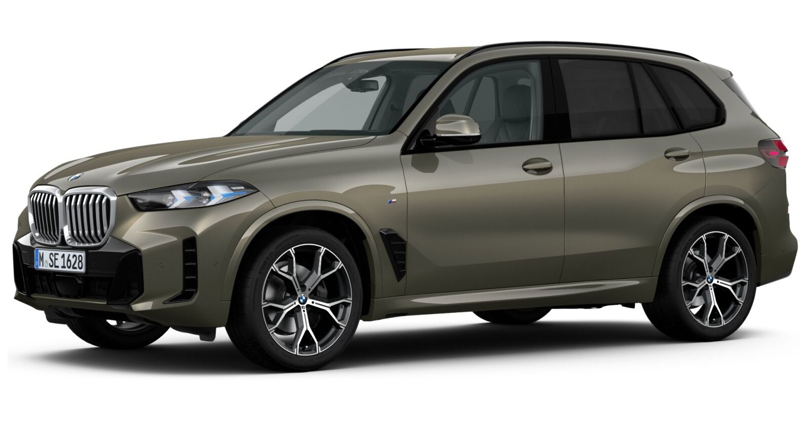 BMW X5 xDrive30d in Grün von vorne BMW X5 xDrive30d in Grün von vorne